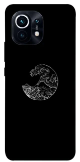 Чохол на Xiaomi Mi 11 Black tsunami фото 1 Чохол на Xiaomi Mi 11 Black tsunami фото 1 з 1