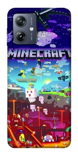 Чохол на Motorola Moto G54 Minecraft world фото 1 Чохол на Motorola Moto G54 Minecraft world фото 1 з 1