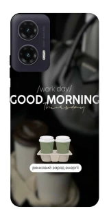 Чехол на Motorola Moto G35 Thursday coffee фото 1 из 1