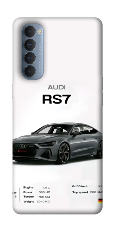 Чехол на Oppo Reno 4 Pro Audi RS7 фото 1 из 1