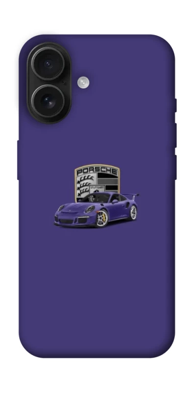 Чехол на Apple iPhone 16 Porsche purple фото 1 из 1