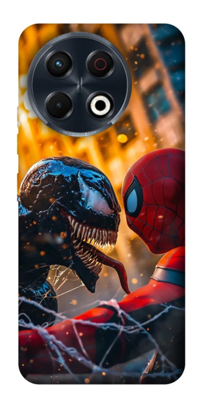Чохол на TECNO Spark 30 Pro (KL7) Venom vs Spiderman фото 1 з 1