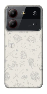 Чехол на ZTE Blade A54 4G Star Wars background ver.1 фото 1 из 1