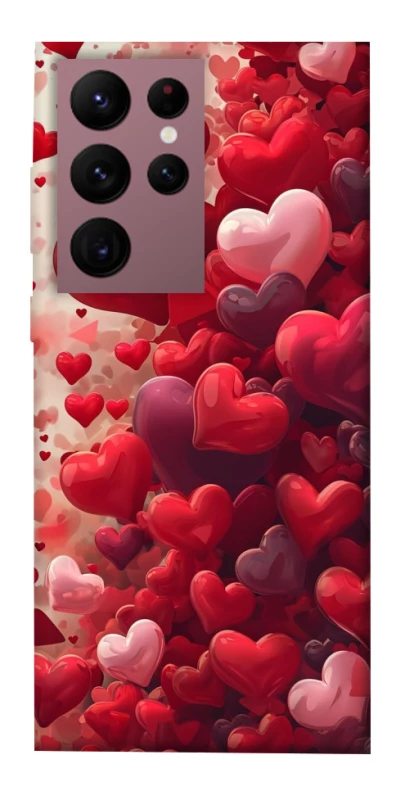 Чохол на Samsung Galaxy S22 Ultra Many hearts фото 1 з 1