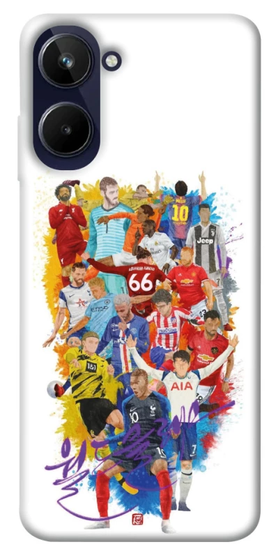 Чохол на Realme 10 4G Football Abstract v2 фото 1 з 1