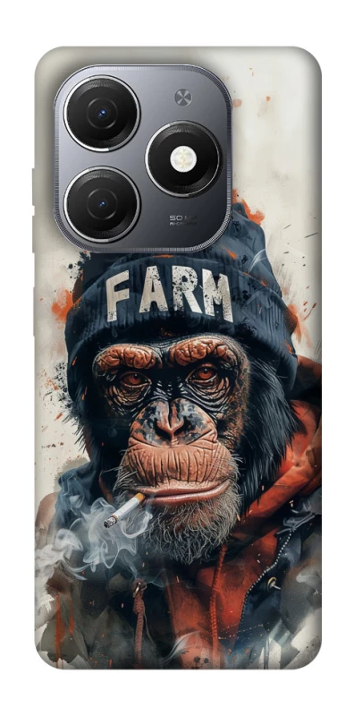 Чехол на TECNO Spark 20 Шимпанзе v3 фото 1 из 1