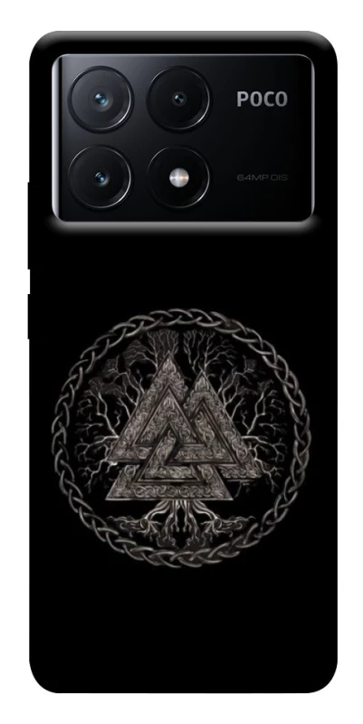 Чехол на Xiaomi Poco X6 Валькнут v3 фото 1 из 1