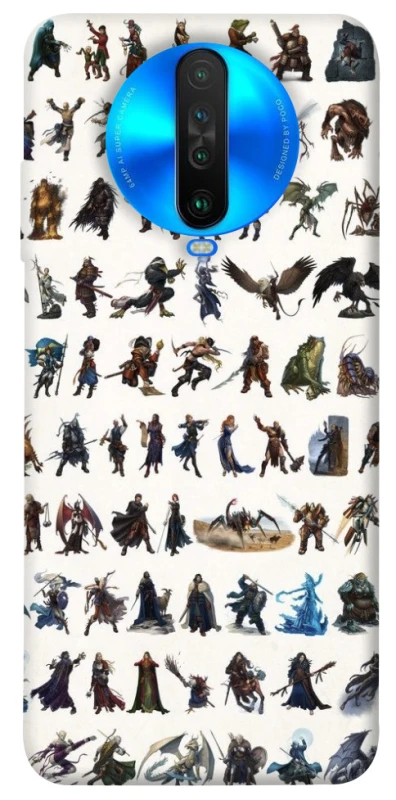 Чохол на Xiaomi Poco X2 Character Selection фото 1 з 1