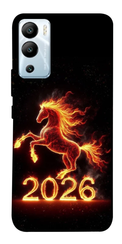 Чохол на Infinix Hot 12i Red Fire Horse ver.1 фото 1 з 1
