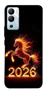 Чохол на Infinix Hot 12i Red Fire Horse ver.1 фото 1 з 1