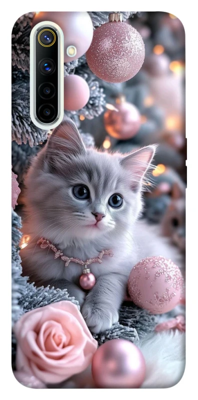 Чохол на Realme 6 Christmas Kitty фото 1 з 1