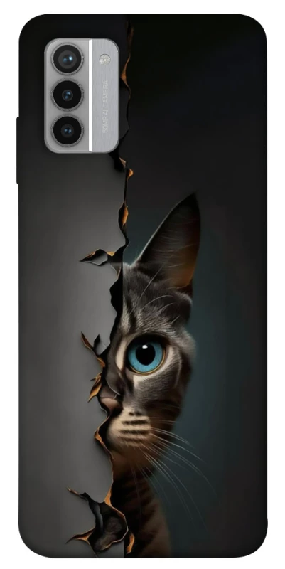 Чохол на Nokia G42 Кіт-підглядач v2 фото 1 з 1