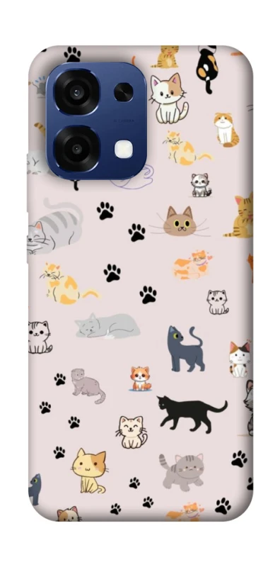 Чехол на Oppo A6 Pro 4G/5G Cat style ver.1 фото 1 из 2