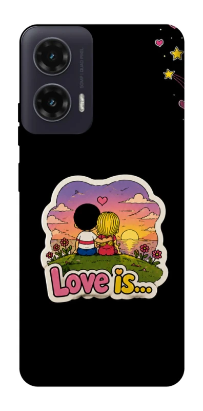 Чохол на Motorola Moto G35 Love is ver.5 фото 1 з 1
