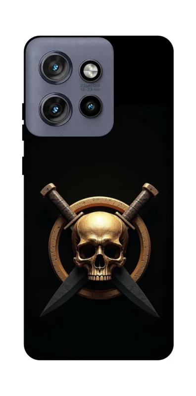 Чохол на Motorola Edge 50 Neo Golden Skull фото 1 з 1