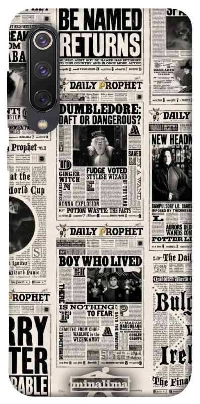 Чохол на Xiaomi Mi 9 SE Harry Potter newspaper фото 1 з 1