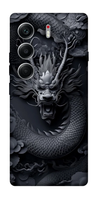 Чохол на Tecno Camon 40 black dragon фото 1 з 1