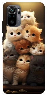 Чехол на Xiaomi Redmi Note 10 / Note 10s Чехол Kittie Love v2 фото 1 из 1