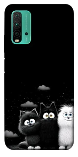 Чохол на Xiaomi Redmi Note 9 4G / Redmi 9 Power Three Cats фото 1 з 1