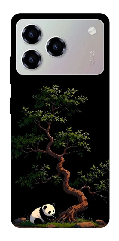 Чехол на ZTE Blade A76 Panda and tree фото 1 из 1