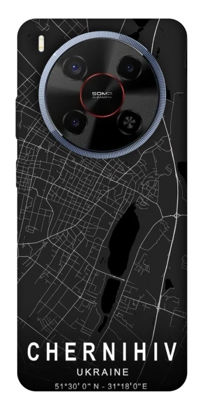 Чехол на ZTE Blade V70 Max Chernihiv map фото 1 из 1