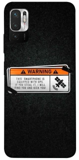 Чехол на Xiaomi Redmi Note 10 5G Warning фото 1 из 1