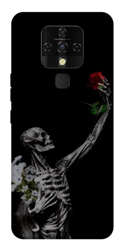 Чехол на TECNO Camon 16 SE Skeleton vs Rose фото 1 из 1
