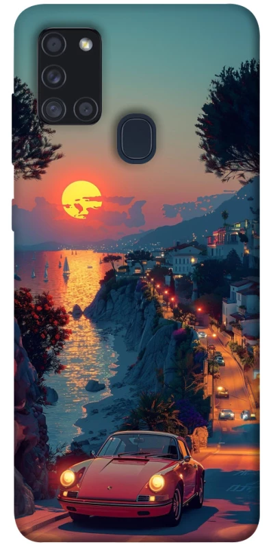 Чехол на Samsung Galaxy A21s Porsche sunrise фото 1 из 1