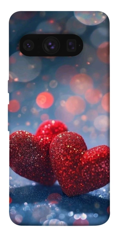 Чехол на Google Pixel 8 Pro Red hearts фото 1 из 1