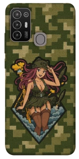 Чохол на ZTE Blade A52 Military Waifu фото 1 з 1