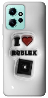 Чехол на Xiaomi Redmi Note 12 4G I love Roblox фото 1 из 1