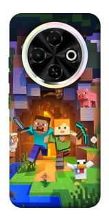 Чехол на TECNO Spark 30C Minecraft game фото 1 из 1