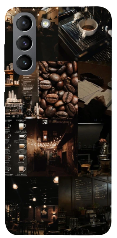 Чехол на Samsung Galaxy S21 Coffee collage ver.1 фото 1 из 1