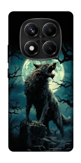 Чехол на Xiaomi Redmi Note 14 Pro 4G Волк под луной фото 1 из 1
