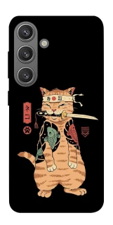 Чохол на Samsung Galaxy S24+ Кіт-самурай фото 1 з 1
