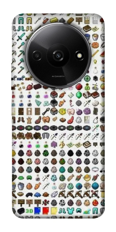 Чохол на Xiaomi Redmi A3 Minecraft v2 фото 1 з 1