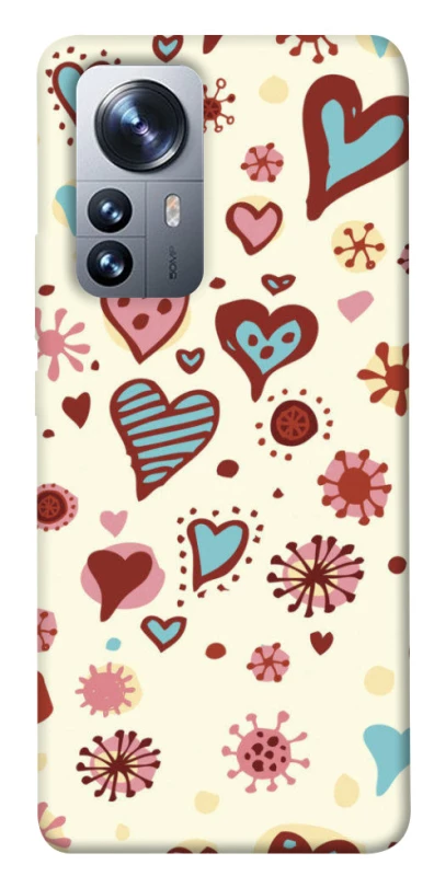 Чехол на Xiaomi 12 / 12X Pretty hearts фото 1 из 1