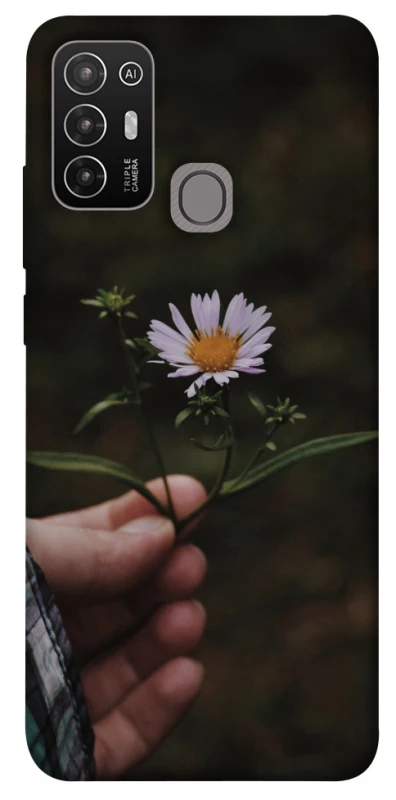 Чехол на ZTE Blade A52 Ромашка v4 фото 1 из 1