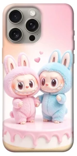 Чехол на Apple iPhone 15 Pro Max (6.7") Labubu Twins фото 1 из 1
