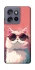Чохол на Motorola Edge 50 Neo Сat with glasses фото 1 з 1