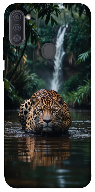 Чехол на Samsung Galaxy A11 Leopard in water фото 1 из 1
