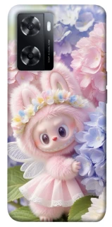 Чохол на Oppo A57s Labubu & Flowers ver.1 фото 1 з 1