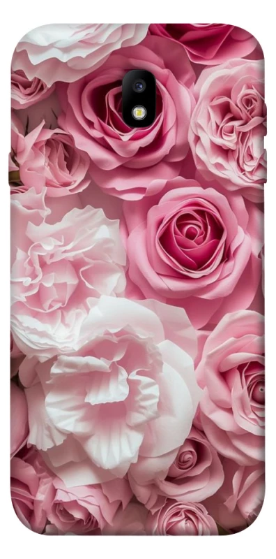 Чохол на Samsung J730 Galaxy J7 (2017) Рожеві Квіти фото 1 з 1