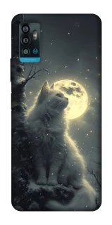 Чохол на ZTE Blade A71 Кіт під місяцем фото 1 з 1