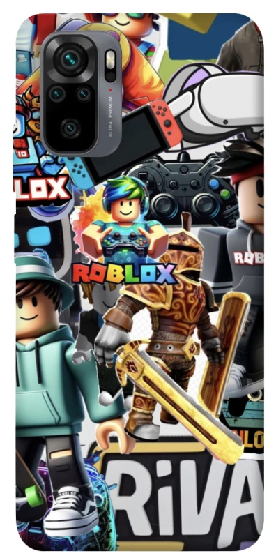 Чехол на Xiaomi Poco M5s Roblox collage ver.1 фото 1 из 1