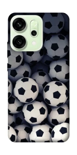 Чехол на Oppo Reno 14 Футбольные мячи фото 1 из 1