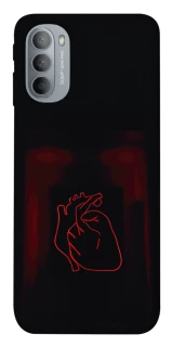 Чехол на Motorola Moto G31 Красное сердце фото 1 из 1