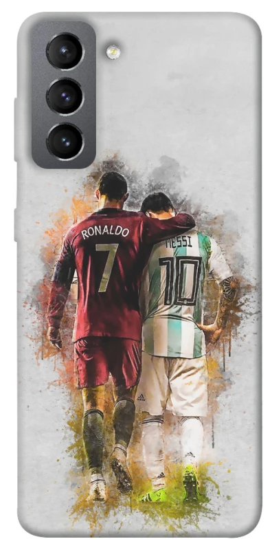 Чохол на Samsung Galaxy S21 FE Ronaldo та Messi фото 1 з 1