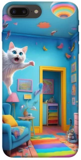 Чохол на Apple iPhone 7 plus / 8 plus crazy cat фото 1 з 1