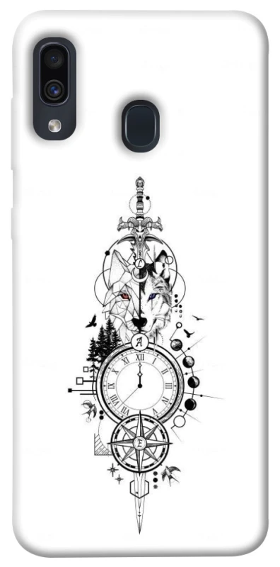 Чехол на Samsung Galaxy A20 / A30 Tattoo ver.8 фото 1 из 1